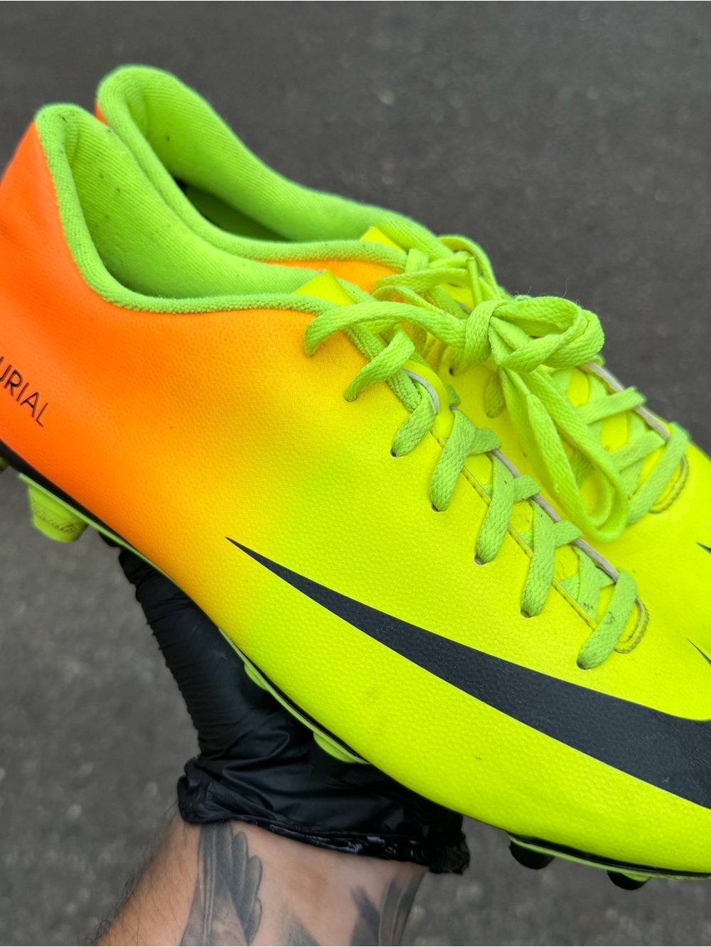 Nike Mercurial Vortex FG Soccer Football Cleats Size 10.5 Mens 573873-708